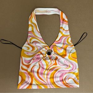 Pink halter top, New never worn no tags